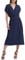 DKNY Women's Cap Sleeve Regular Fit Cocktail Dress, Navy, 36 EU