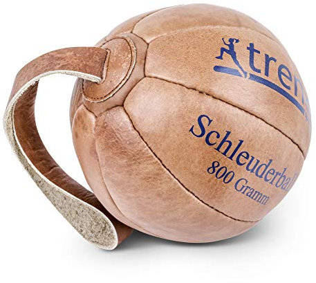 trenas Original Schleuderball aus Leder - 0,80 KG