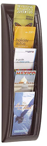 Paperflow Wand- Prospekthalter Quick Blick, 1/3 A4, schwarz