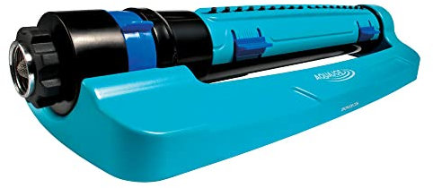 Aqua Joe SJI-TLS18 3-Wege-Turbo-Oszillations-Rasensprenger mit Bereich, Breite, Durchflussregelung (Verpackung kann variieren)