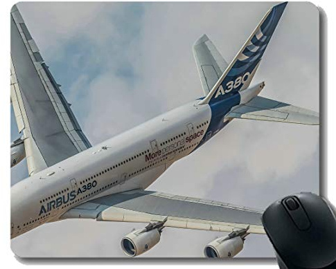 Gaming-Mauspad, Airbus A380-Mauspad, rutschfeste Gummibasis Mousepad
