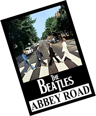 Abbey Road The Beatles Musikalbum-Poster Aluminium Metallschild Türschild Wandfolie