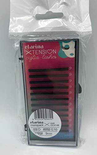 Clarissa XTENSION CIGLIA CURVA D SPESS. 0,10 LUNG. 9MM