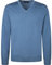 Hackett London Herren GMD Merino Silk V NCK Pullover, Blue (Chambray Blue), L