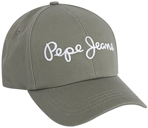 Pepe Jeans Herren Wally Cap, Green (Harvard Khaki), One Size
