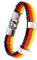 ATEIELLI Armband PU Leder Farben der Nationalflagge der Fußballmannschaft jwb341 (1-Deutschland)