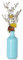 HAOTOP Keramikvase, kleine trockene Blumenvase für Heimdekoration, Vasen für modernes Tischregal, Büro-Schreibtischvase, passend für Kamin, Schlafzimmer, Küche, Wohnzimmer (türkis)