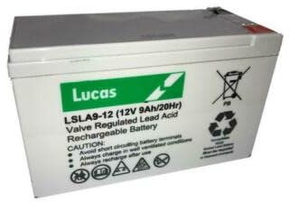 LUCAS - 12V 9ah UPRATED (uprated 7ah) Rechargeable battery for Waverunner ATOM, MOBILITY SCOOTERS+STAIRLIFTS+JUMP PACKS+ALARM PANELS+RIDE ON TOYS