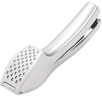 JGATW Garlic Press Garlic Press Zinc Alloy,No Need To Peel Garlic Presser,Easier Clean Garlic Crusher Garlic Crusher