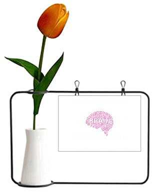 Gehirn-Leiterplatte, Art-Deco-Mode, Tulpen, künstliche Blumenvase, Dekorationskarte
