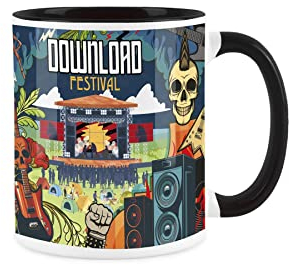 Purely Home Download Festival Mug 2023 - Rock Metal Music Concert - Coffee Tea Present UK Festival Gift
