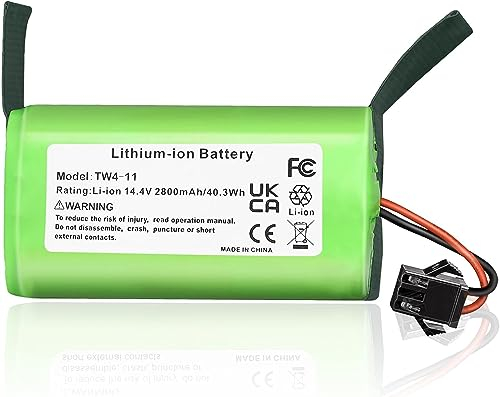 REACELL Replacement Battery for Eufy RoboVac 11 11S, 14.4V 2800mAh Li-ion Rechargeable Battery Compatible for Eufy RoboVac 11C 12 15C MAX 15T 25C G30 G40 G50 30C 35C G20, Ecovacs Deebot N79 N79S DN622