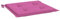 vidaXL Gartenstuhl Kissen 2 STK., Kissen für Gartenmöbel Hocker Sofa, Wasserabweisendes Sitzpolster, Sitzkissen Stuhlpolster, Rosa Stoff
