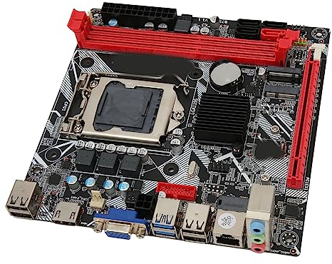 Bewinner Desktop-Computer-Motherboard, B75 MS ITX-Computer-Motherboards, DDR3 LGA 1155 Motherboard, NVME M.2 WiFi M.2 USB3.0 SATA3.0 Mainboard