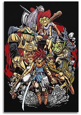 VZRSQZK Poster Chrono Trigger Videospiel Poster Dekorative Malerei Leinwand Wandposter und Kunstdruck Moderne Familie Schlafzimmer Dekor Poster 60 x 90 cm