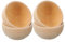 UPKOCH 4 Pezzi Set Piccola Ciotola Di Legno Mini Ciotole Antipasto In Legno Rayan Per Ciotola Di Legno Cucina Simulata Piccola Ciotola Di Legno Mini Modello Di Posate Fai Te