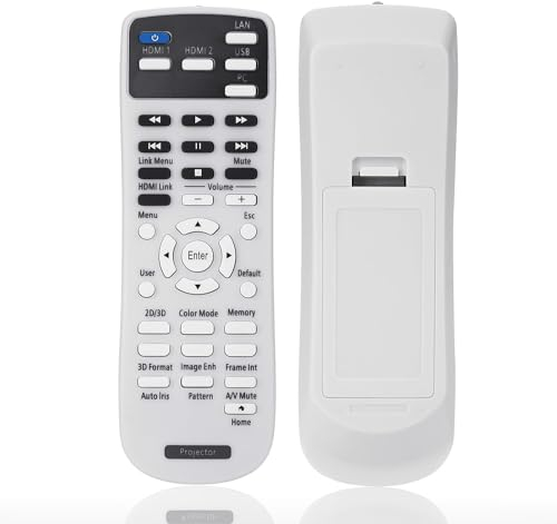 GreenBale Télécommande de Vidéoprojecteur pour Epson EH-TW5210 EH-TW5300 EH-TW5350 EH-TW5400 EH-TW5600 EH-TW5650 PowerLite Home Cinema 2040 2045 2100 2150