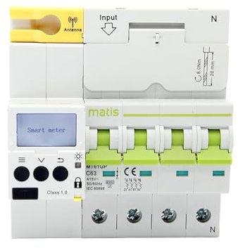 Compteur triphasé Matis disjoncteur wifi 63A MT61WF