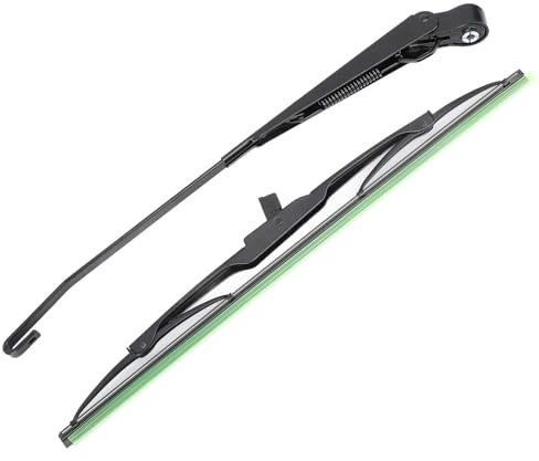 105° Wischerarm mit Blatt 0390506510 01287358 Scheibenwischerarm mit Langem Schaft, Scheibenwischerblätter-Set, Automatisches Scheibenwischerblatt für Willys Traktor,