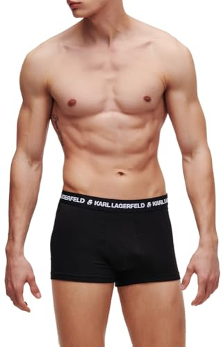 Karl Lagerfeld Herren Logo Trunk Set (3 Pack) Schwarz L