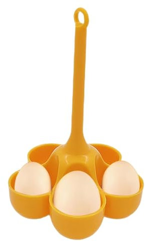 Portauova sode – Resistente al calore, cestello per uova, utensili da cucina, vassoio in silicone per uova a vapore con 5 griglie, griglia per cottura a vapore, gadget da cucina