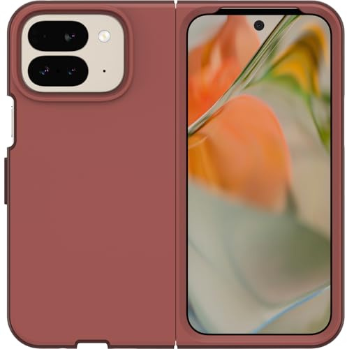 OtterBox Thin Flex Hülle für Google Pixel 9 Pro Fold, Rot | Stoßfest, sturzsicher, Dünne zweiteilige schützende Hülle, Getestet nach Militärstandard, für faltbare Handys