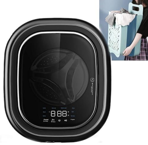 3kg Mini Automatic Washing Machine,Wall-Mounted Washing Machine,Full-Automatic Washing Machine and Spin Dryer,Smart Cleaning Roller,with APP Remote Control,for Socks/Underwear