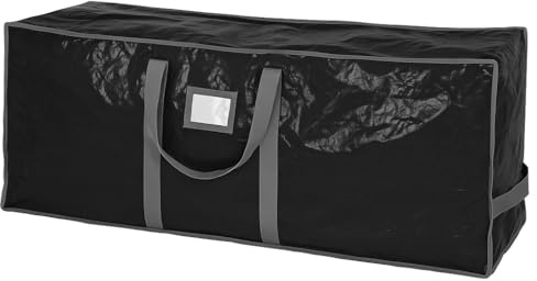 Christmas Tree Storage Bag - Stores 7.5 Foot Artificial Xmas Holiday Tree, Durable Waterproof Material, Zippered Bag, Carry Handles. Protects Against Dust, Insects and Moisture.