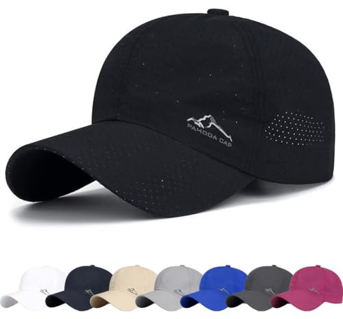 DURINM Cappello Uomo con Visiera Regolabile in Rete Traspirante da Baseball