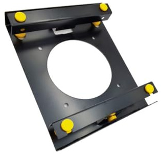 8,9 cm (3,5 Zoll) Festplatten-Stoßdämpferhalterung für PC-Gehäuse, 8,9 cm (3,5 Zoll) Festplatte auf 13,3 cm ROM-Schacht, Montageadapter mit Schraube
