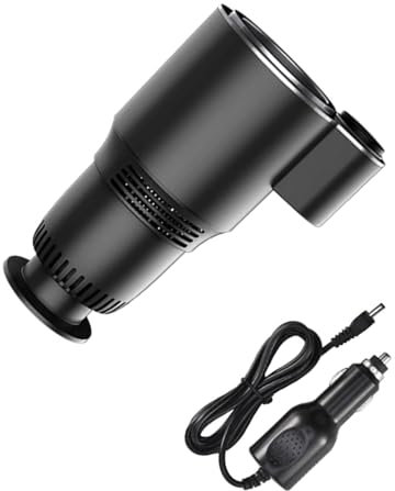 Klaisy Porta Tazza Raffreddamento Riscaldato Digitale per Bottiglie per Bambini Bevande Touch Control 12v 36w per Raffreddamento Auto E Tazza Riscaldamento