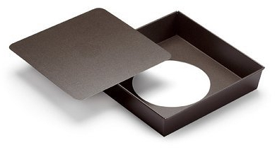 Gobel - Moule A Manque Carre Anti-Adherent Fond Amovible 24 X 24 CM