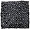 WENKO Duscheinlage Paradise Black - Antirutsch-Duschmatte mit Saugnäpfen, Kunststoff (TPR), 54 x 54 cm, Schwarz