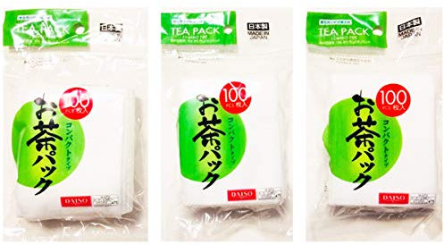 Daiso Japan - 3x 100 Stück Einwegfilterbeutel für lose Teeblätter