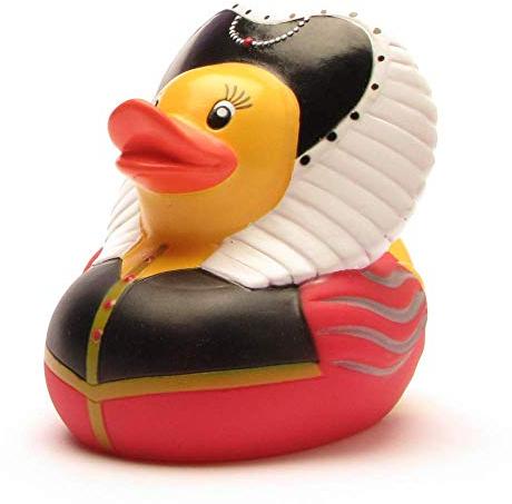 DUCKSHOP I Badeente - Queen Elizabeth I. I Quietscheente I L: 9 cm