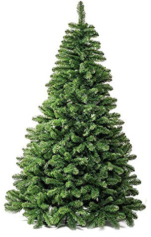 Albero Pino Paris Verde Centimetri 225 Abete Artificiale Molto Folto 1601 Punte