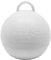 Creative Party Bulk Pack of 25, Bubble Balloon Weights White 35g, for Helium Gas Inflated Balloons, Feat. Ribbon Loop/Hoop Holder, to stand on Floor or Table, Balloon Weight/Holders/Stand, BW016