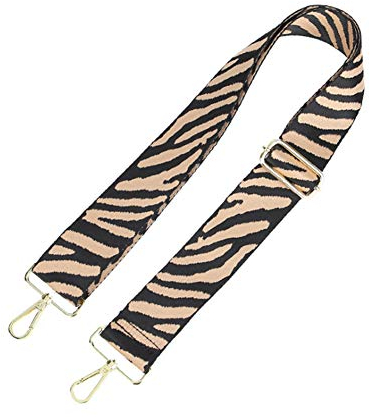 Asudaro 70-135cm Verstellbar Schultergurt Bunter Zebramuster Taschengurt Umhängegurt 5cm Breit Schulterriemen Tragegurt Ersatzgürtel für Damen Crossbody Umhängetaschen, Tragetaschen und Handtaschen