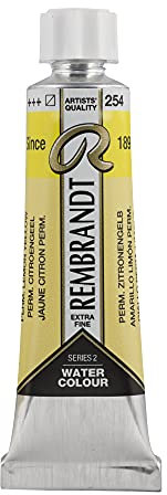 Rembrandt Watercolour Tube 10 ml Permanent lemon yellow 254 (05012540)