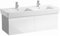Laufen Pro A Waschtischunterschrank zu Waschtisch 814967, 2 Schubladen, 390x1220x450, Farbe: Snow (weiß matt)