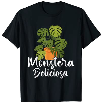 Monstera Deliciosa Zimmerpflanze Fensterblatt T-Shirt