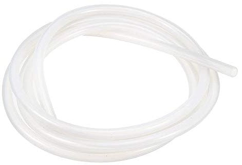 Yesallwas Silicone Tube 5mm ID X 7mm OD,6.5ft Silicone Tube Flexible Silicone Rubber Tubing Water Air Hose Pipe for Pump Transfer (5mmX7mm 2M)