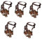 5pcs Muzzle Muzzle for Small Dog Wire Basket Dog Muzzle Muzzle for Dog Outdoor Dog Muzzle for Dogs Pet Dog Muzzle Puppy Muzzle for Biting Plastic Camouflage The Dog Anti Bite Dog