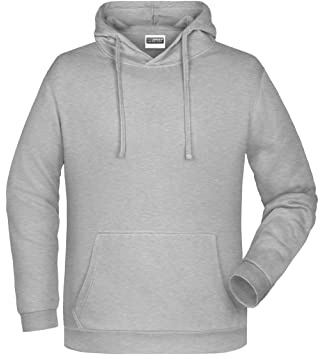 James & Nicholson Herren Basic Kapuzensweat - Klassischer Hoody mit Kängurutasche