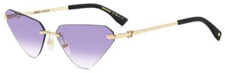 Dsquared D2 0108/s S9E/DG GOLD VIOLET Sunglasses Women Metall, Standard, 63