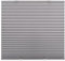 Ventanara® Plissee ohne Bohren mit Saugnapfbefestigung Faltrollo Plissee Plisseerollo (Grau, 90 x 130 cm)