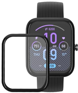 kwmobile Pellicola Protettiva Smartwatch Compatibile con Huami Amazfit Bip 3 PRO Protezione - Protettore Schermo - Anti Impronte Antiurto - Set 2 Pezzi