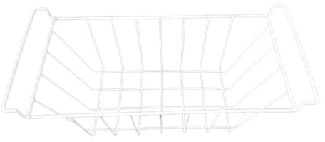 Gralara Cestello portaoggetti per Frigorifero e congelatore. Pratico cestello portaoggetti in Filo Metallico Profondo per Il dormitorio del Campeggio, 50 cm