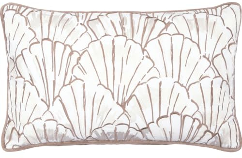 GreenGate Joan Kissenhülle mit Stickerei beige 30x50cm