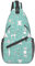Rucksack Lama-Alpaka-Grün Sling Bag Sports Tagesrucksack Elegant Sling Umhangetasche Für Camping, Gym, Angeln